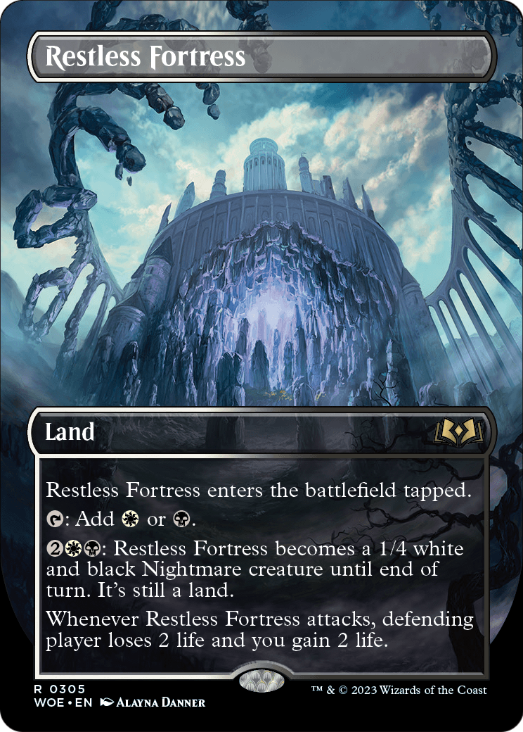 Restless Fortress (Borderless) (WOE-305) - Wilds of Eldraine