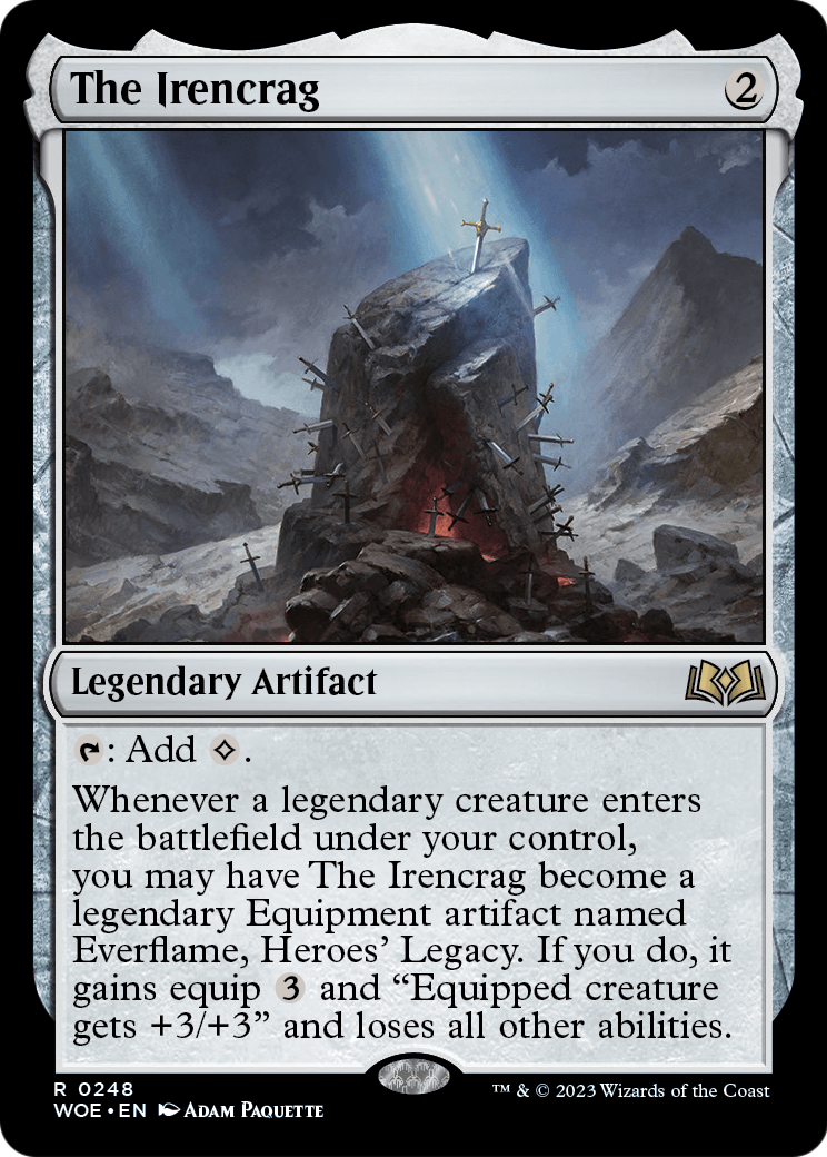 The Irencrag (WOE-248) - Wilds of Eldraine Foil