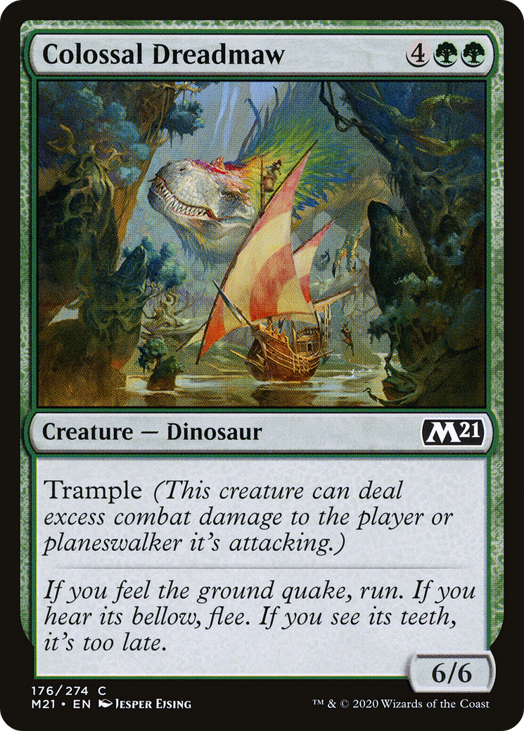 Colossal Dreadmaw (M21-176) - Core Set 2021 Foil