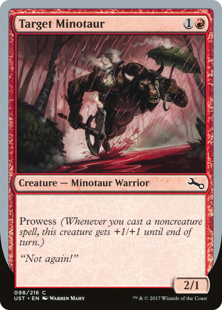 Target Minotaur (B) (UST-98B) - Unstable