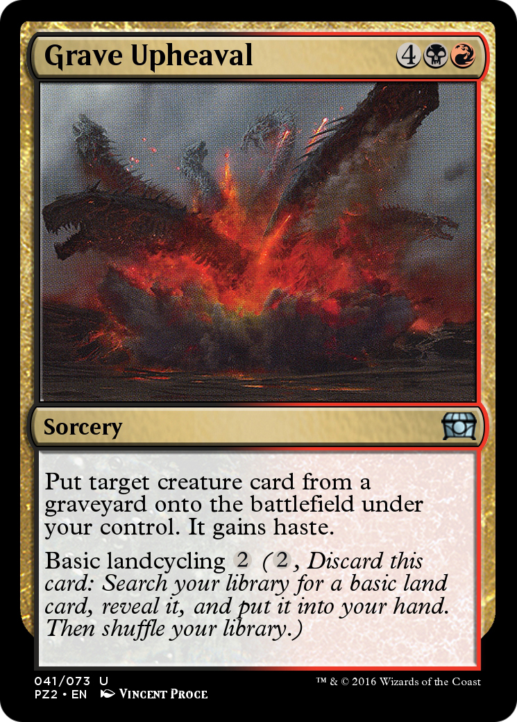 Grave Upheaval (PZ2-041) - Treasure Chest Foil