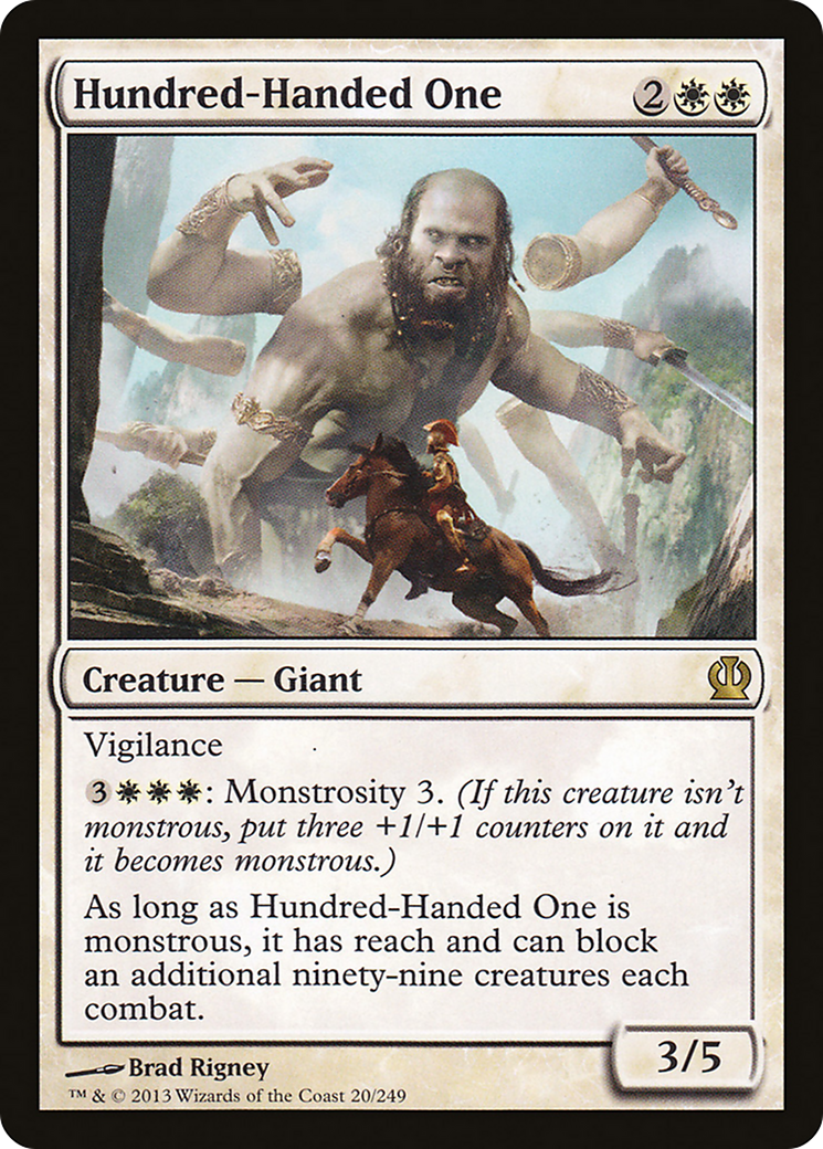 Hundred-Handed One (THS-020) - Theros Foil