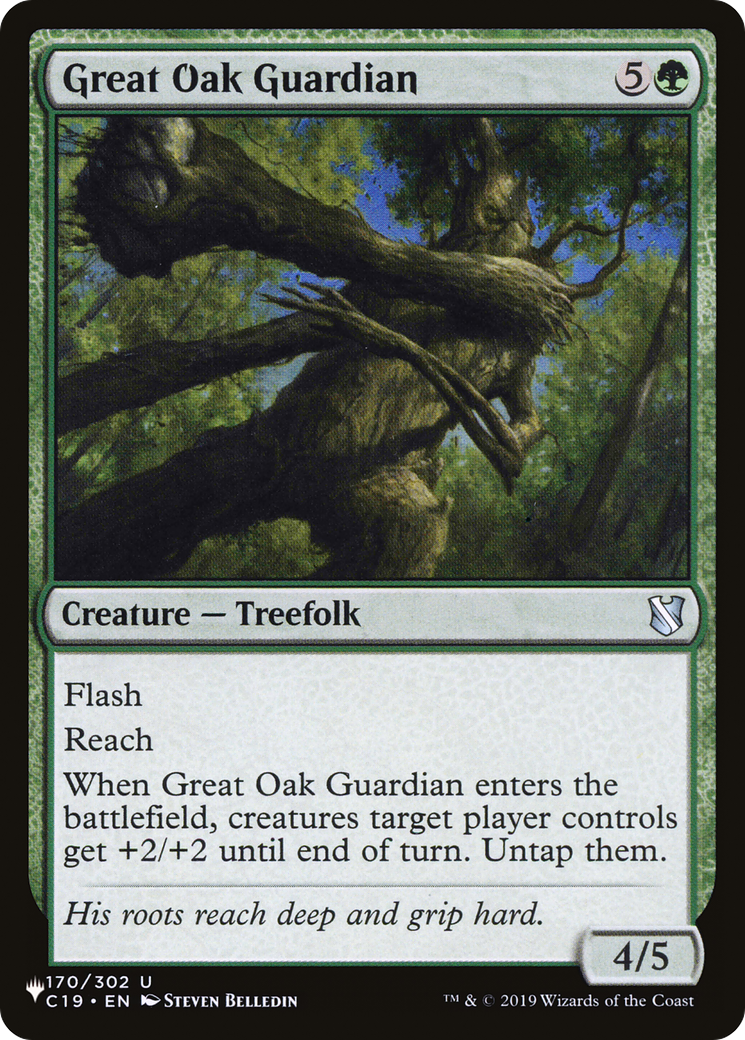 Great Oak Guardian (LIST-C19-170) - The List