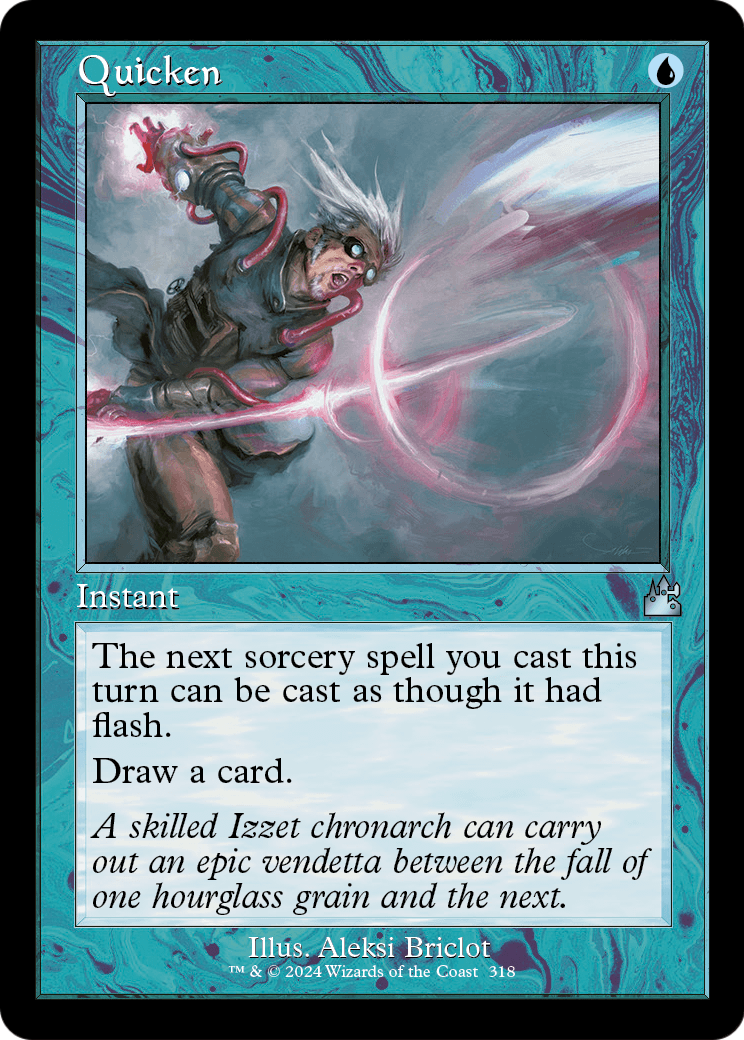 Quicken (Retro Frame) (RVR-318) - Ravnica Remastered