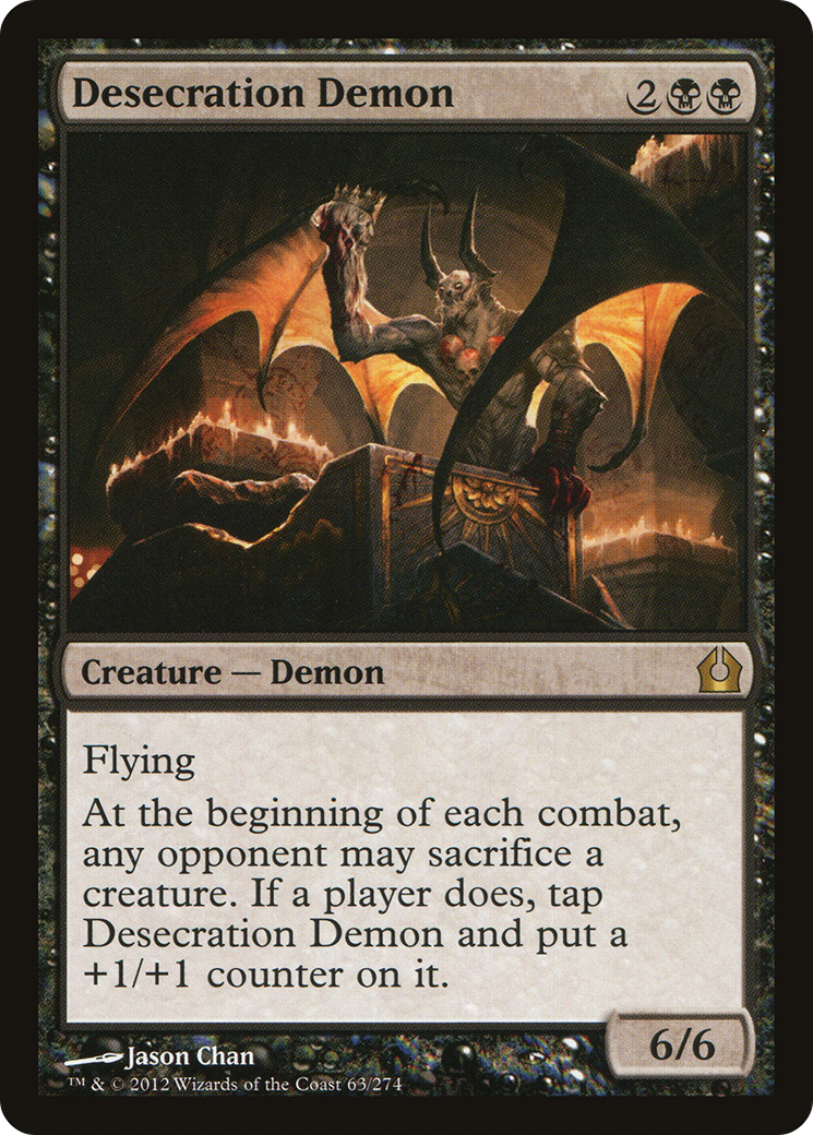Desecration Demon (RTR-063) - Return to Ravnica
