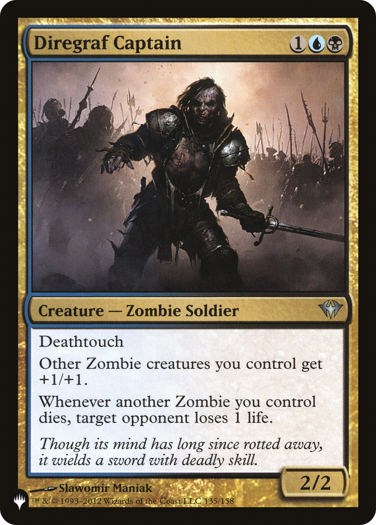 Diregraf Captain (LIST-DKA-135) - The List