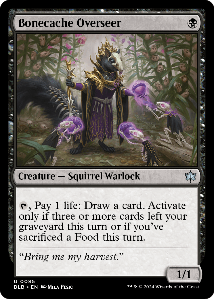 Bonecache Overseer (BLB-085) - Bloomburrow