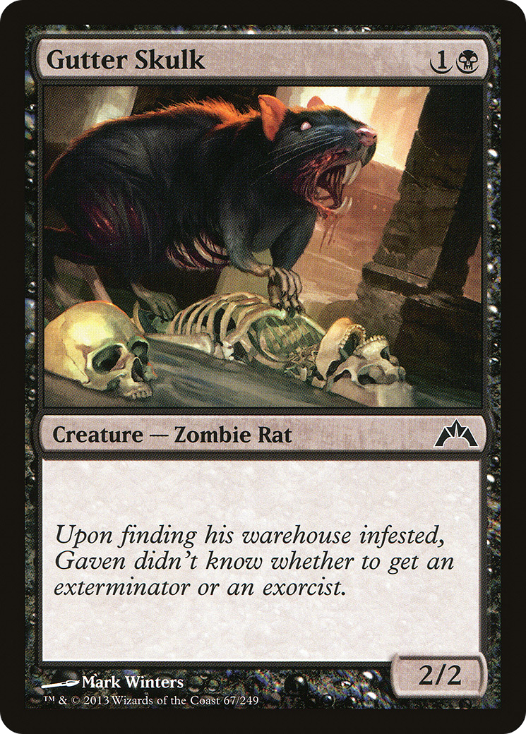 Gutter Skulk (GTC-067) - Gatecrash Foil