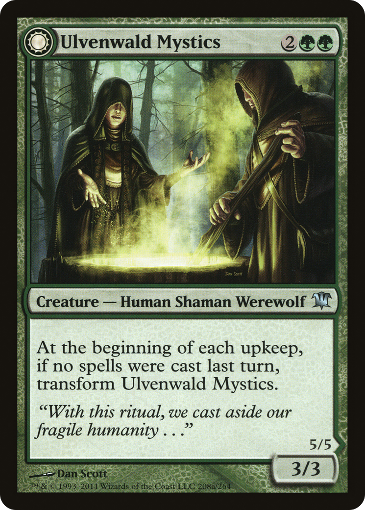 Ulvenwald Mystics (ISD-208) - Innistrad: (Double Faced Transform) Foil
