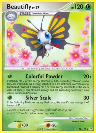Beautifly  - Reverse Holofoil Platinum - Rare