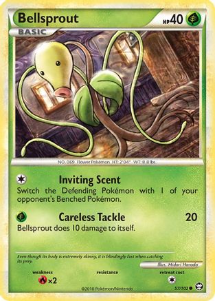 Bellsprout  - Reverse Holofoil Triumphant - Common
