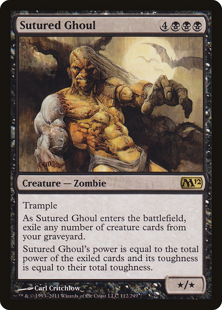 Sutured Ghoul (M12-112) - Magic 2012 Foil