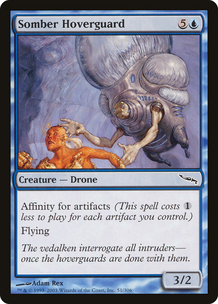 Somber Hoverguard (MRD-051) - Mirrodin Foil