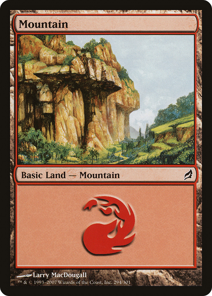 Mountain (294) (LRW-294) - Lorwyn Foil