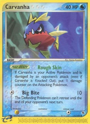 Carvanha/109  Ruby and Sapphire - Common
