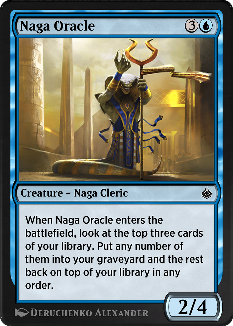 Naga Oracle (AKR-069) - Amonkhet Remastered