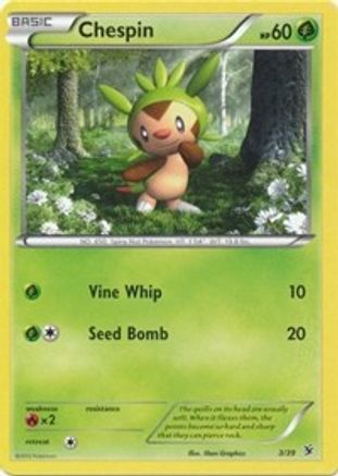 Chespin  - Holofoil Kalos Starter Set - Common