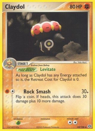 Claydol  Emerald - Uncommon