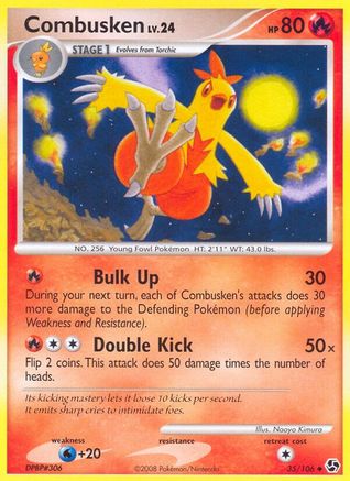 Combusken  - Reverse Holofoil Great Encounters - Uncommon