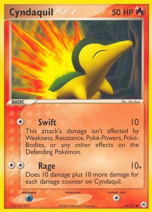 Cyndaquil 059  Hidden Legends - Common
