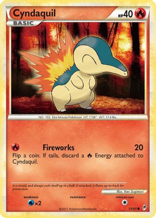 Cyndaquil 055  Call of Legends - Common