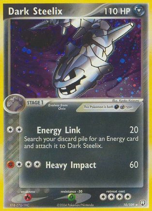 Dark Steelix 010  - Reverse Holofoil Team Rocket Returns - Holo Rare