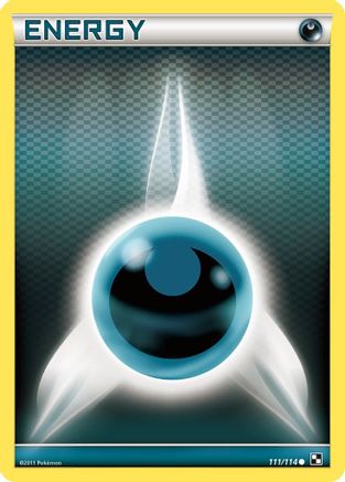 Darkness Energy (Basic)  - Reverse Holofoil Black and White - Common