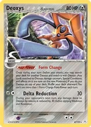 Deoxys (Delta Species - Defense Forme)  - Reverse Holofoil Holon Phantoms - Holo Rare