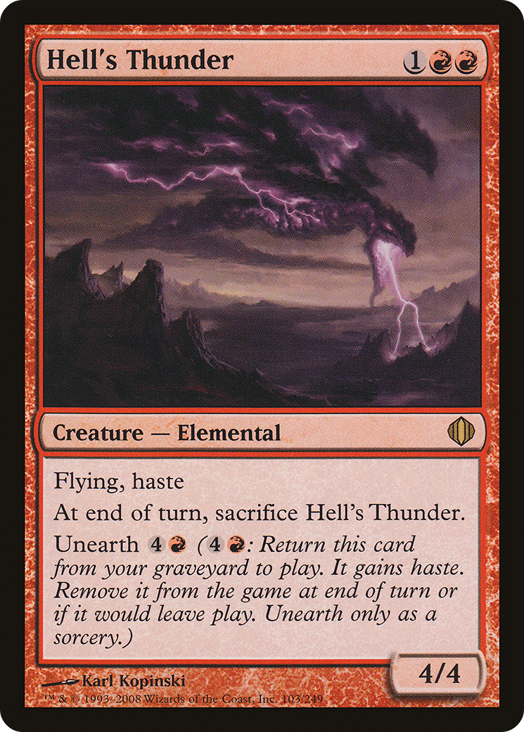 Hell's Thunder (ALA-103) - Shards of Alara Foil