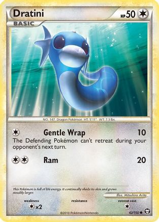 Dratini 062  - Reverse Holofoil Triumphant - Common
