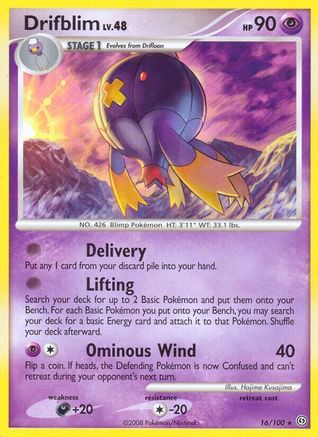 Drifblim  - Reverse Holofoil Stormfront - Rare