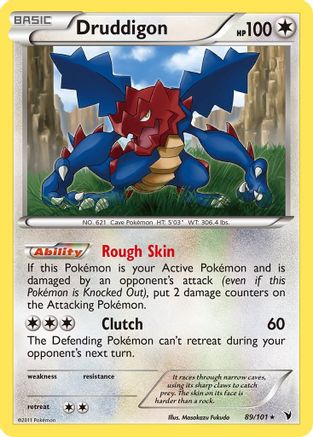 Druddigon  Noble Victories - Rare
