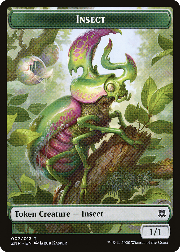 Insect (TZNR-007) - Zendikar Rising Tokens Foil