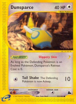 Dunsparce  - Reverse Holofoil Skyridge - Common