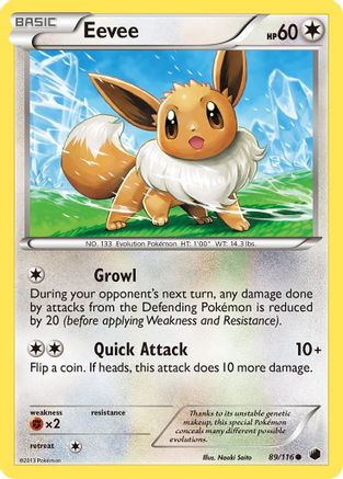 Eevee (89) (89) 089  Plasma Freeze - Common