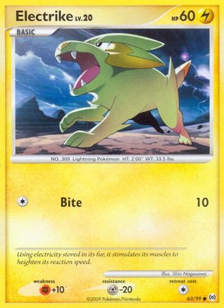 Electrike (63) (63) 063  Arceus - Common