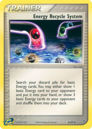 Energy Recycle System  - Reverse Holofoil Dragon - Uncommon