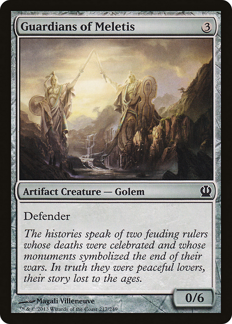 Guardians of Meletis (THS-217) - Theros Foil