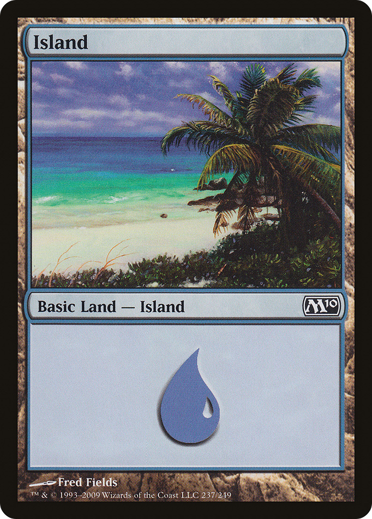 Island (237) (M10-237) - Magic 2010 Foil