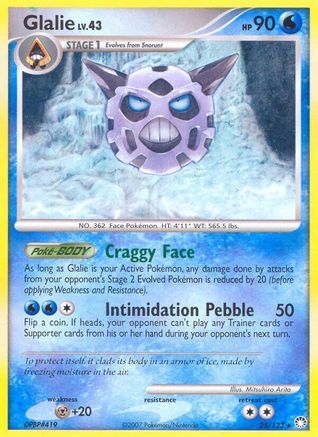 Glalie  - Reverse Holofoil Mysterious Treasures - Rare