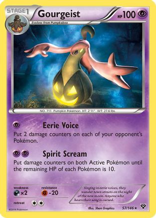 Gourgeist/146  - Holofoil XY Base Set - Holo Rare