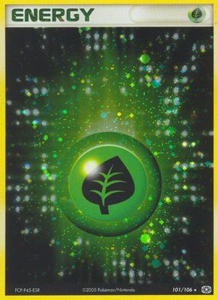 Grass Energy 101/106  Emerald - Holo Rare