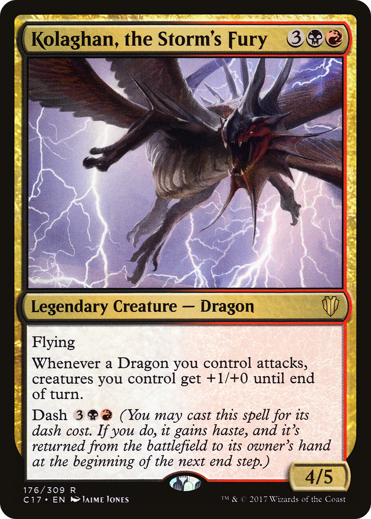 Kolaghan, the Storm's Fury (C17-176) - Commander 2017