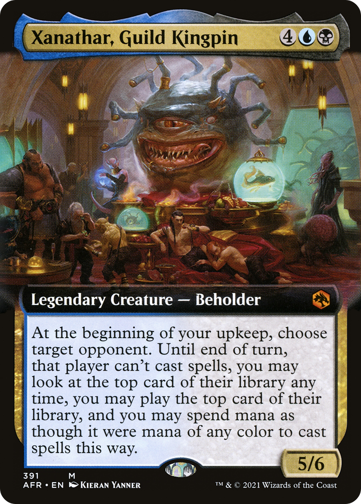 Xanathar, Guild Kingpin (Extended Art) (AFR-391) - Adventures in the Forgotten Realms: (Extended Art) Foil