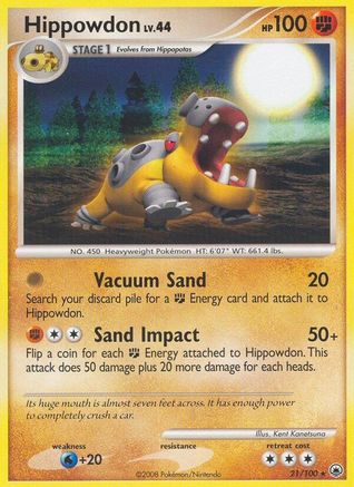 Hippowdon  Majestic Dawn - Rare