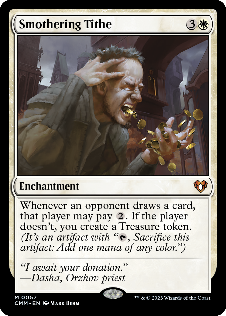Smothering Tithe (CMM-057) - Commander Masters