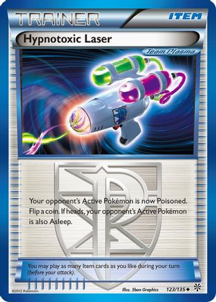 Hypnotoxic Laser (Team Plasma) 123  - Reverse Holofoil Plasma Storm - Uncommon