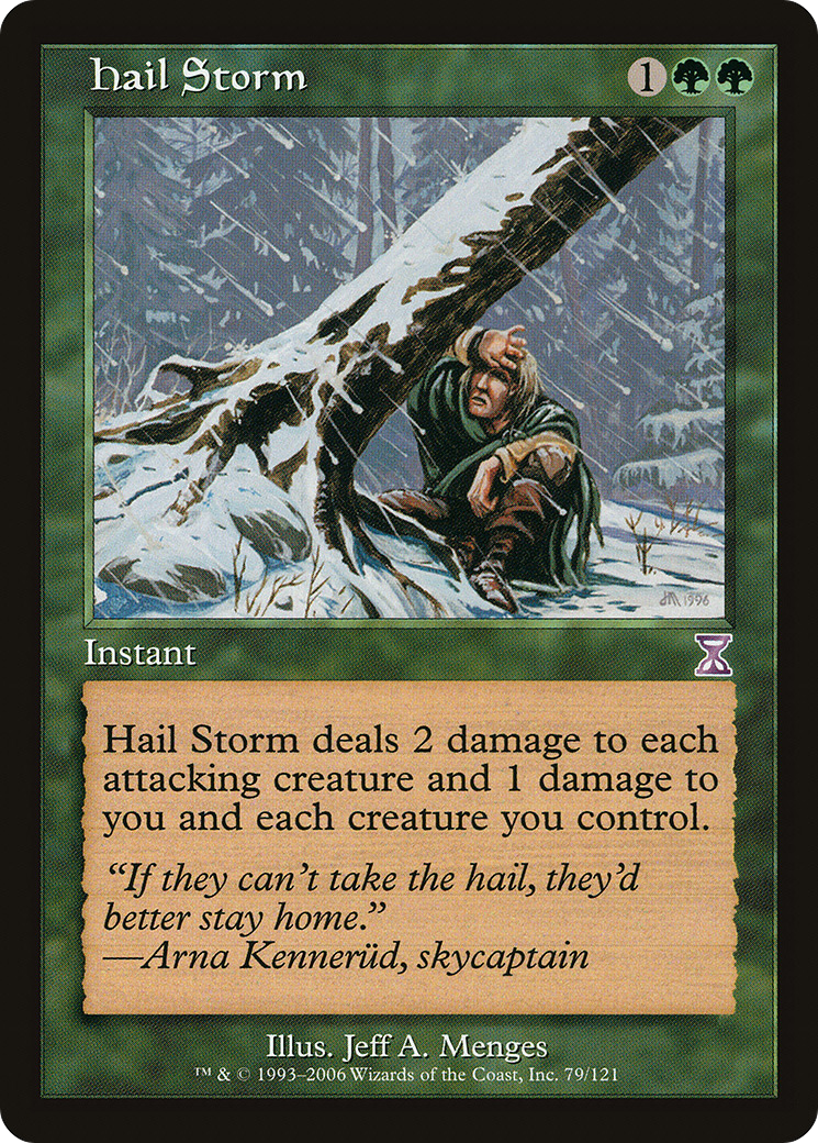Hail Storm (TSB-079) - Time Spiral Timeshifted Foil