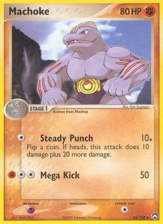 Machoke 033  Power Keepers - Uncommon