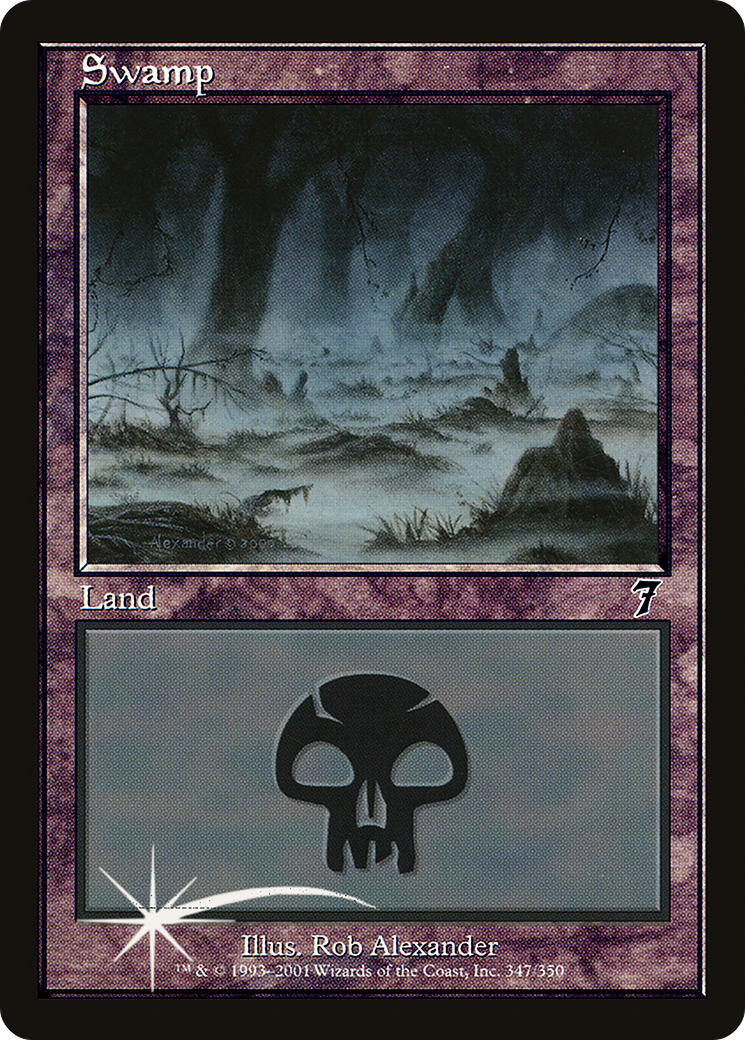 Swamp (7ED-347★) - 7th Edition